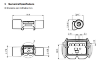 SFM3400-33-D Capteurs de Débit pour Nouveau-Né/Pédiatrique Médical Néonatale proximales flux cas d'utilisation nouvelle usine d'emballage