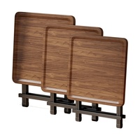 Table de Mahjong Pliante Moderne Très Vendue pour Jeux de Cartes, Échecs, Repas - Design Compact et Portable Écologique pour le Divertissement