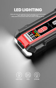 Nuovi Arrivi: Avviatore di Emergenza per Auto 3000A con Batteria al <span class=keywords><strong>Litio</strong></span> 7200/10000/16000mAh, <span class=keywords><strong>Booster</strong></span> Portatile <span class=keywords><strong>12V</strong></span> per Auto e Camion - Product Image 2