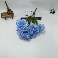 Buket Bunga Anyelir Buatan 7 Tangkai, Anyelir Palsu Multi-Warna untuk Hadiah Hari Ibu, Dekorasi Rumah dan Pernikahan
