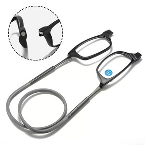 Gafas <span class=keywords><strong>de</strong></span> <span class=keywords><strong>Lectura</strong></span> Plegables Magnéticas Portátiles con Clip, Cuadradas, Anti-luz Azul, Anti-pérdida, <span class=keywords><strong>para</strong></span> Hombre y Mujer, Modelo SX 056 - Product Image 3