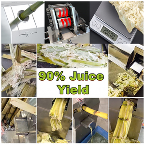 Espremedor de Cana de Açúcar Elétrico em Aço Inoxidável com Alto Rendimento de Suco, Motor 220V 1100W - Product Image 5