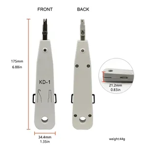 KD-1 네트워크 도구 와이어 컷 도구 통신 전화 케이블 Cat5 RJ11 RJ45 네트워크 펀치 다운 임팩트 삽입