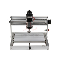 Machine de gravure et de découpe CNC de bureau LYBGACNC 3 axes, entièrement métallique, 3020 Plus, pour bois, PVC, acrylique, PCB, cuivre, aluminium, compatible laser