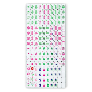 Jeu de Mahjong Américain Professionnel de Luxe avec 160 Tuiles Acryliques Personnalisées et Design à 4 Couches - Product Image 2