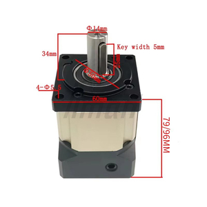 Caja de Engranajes Planetaria de Alta Precisión Modelo 57PT, Relación 4~100:1, Reductor para Motor Paso a Paso Nema 23, Sistema de Alimentación CNC Híbrido, Carros AGV - Product Image 2
