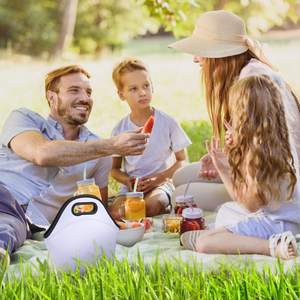 Sublimation Blanks Neoprene <b>Lunch</b> <b>Bag</b> Reusable Insulated <b>Lunch</b> <b>Box</b> Carry Case Handbags with Zipper for Adult Work Outdoor Travel - Product Image 6