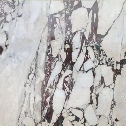 Роскошная фиолетовая плитка Calacatta для стола, кухни, стола, туалетного столика