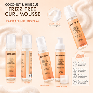 Foaming Curl Mousse For Natural Hair Defines Curls Reduces Frizz Adds Volume And Healthy Shine - Product Image 3