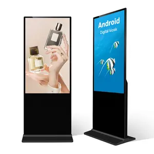 4k mạng kỹ thuật số biển LCD cảm ứng tương tác Máy nghe nhạc quảng cáo