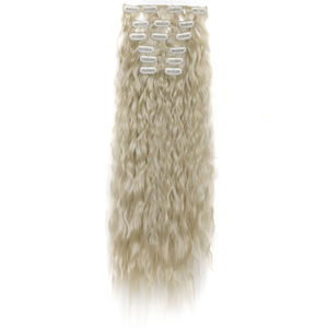 Extensiones de Cabello Humano, Peluca Larga y Rizada, Juego de Seis Piezas, Volumen Natural sin Costuras, para Cualquier Forma de Rostro - Product Image 5