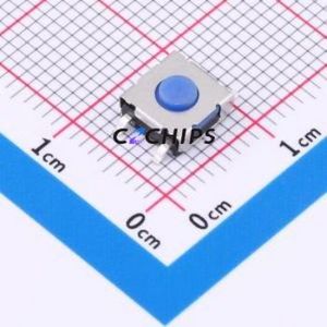 TSE006A3126BB Tactile Switch SMD-4P,6.6x6.4mm Switch Single Pole Single Throw Round Button 2.6N Vertical Mount - Product Image 1