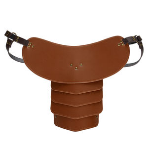 Larp kostüm gotik Pauldrons göğüs kemeri ortaçağ Viking gladyatör şövalye Samurai Steampunk deri omuz zırh - Product Image 2