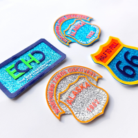 Vente en gros personnalisé patchs à paillettes pour vêtements patchs à paillettes pour la broderie de l'alphabet pour vêtements