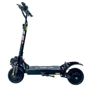 Yeni popüler 1200w * 2 2400w 70km uzun menzilli 55 km/h hız elektrikli çift motorlu scooter ab hızlı teslimat için