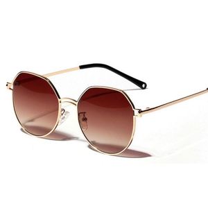 Gafas de Sol de Moda 2020, Estilo Vintage, Unisex, de Acero Inoxidable, con Lentes Degradados, Protección UV400, Forma Poligonal - Product Image 6