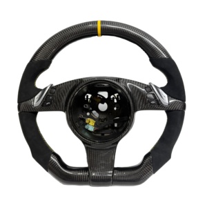 Volante de Fibra de Carbono Personalizado para <span class=keywords><strong>Porsche</strong></span> <span class=keywords><strong>911</strong></span> Carrera <span class=keywords><strong>Turbo</strong></span> Boxster Spyder 997.2 987.2 GT3 <span class=keywords><strong>Precio</strong></span> al por Mayor - Product Image 1
