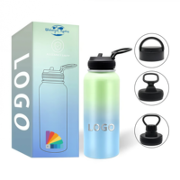 Botol Termos Vakum Isolasi Stainless Steel Kapasitas Besar 24oz/32oz dengan Tutup Gantung untuk Berkemah & Penggunaan Luar Ruangan