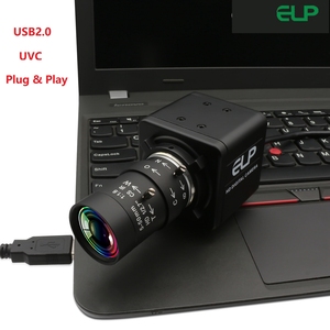 ELP 50FPS 5MP 글로벌 셔터 카메라 가변 초점 CS 렌즈 수동 초점 줌 1080P 60FPS 산업용 고속 글로프 스윙 카메라 - Product Image 6
