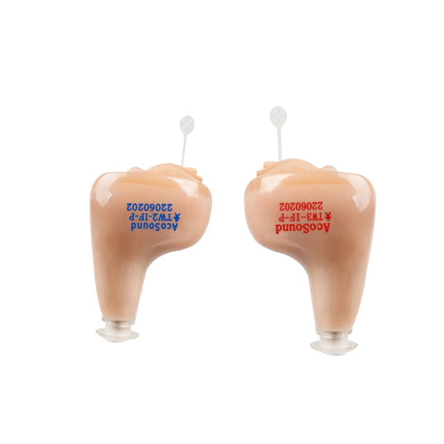Invisible CIC Hearing Aids for Seniors-Comfortable & High Definition Sound with Noise Reduction and 2 Channels