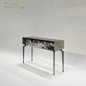 Sang trọng tùy chỉnh thép không gỉ + Bàn điều khiển bằng đá cẩm thạch với ngăn kéo - Product Image 3