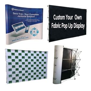 Expositor Publicitario Plegable 2024 con Fondo de Tela y Soporte Pop-up - Product Image 1