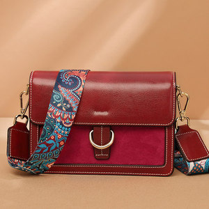 Sac panier en cuir véritable, tendance et élégant, sac à bandoulière pour femme - Product Image 1