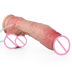 ORALSX Innovative Design Inflatable Squirting <b>Dildo</b> Big Anal <b>Dildo</b> Vagina G Spot Prostate Stimulator Silicone Cock for Women - Product Image 4