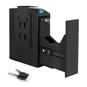 Caja Fuerte para Armas Safewell con Huella Dactilar Biométrica para Mesita de Noche, Escritorio, Lámpara Empotrada en la Pared, Puerta Corredera Automática - Product Image 2
