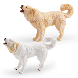 Modelo de <span class=keywords><strong>Perro</strong></span> Simulado, Juguetes Cognitivos para Niños, <span class=keywords><strong>Perro</strong></span> de Montaña Great Pyrenees, Adorno Decorativo - Product Image 1
