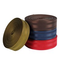 Sangle en nylon Polyester Jacquard sac sangle sangle couleur unie sangle bande pour sac haute qualité 38mm 50mm dames chaussures 3-7 jours