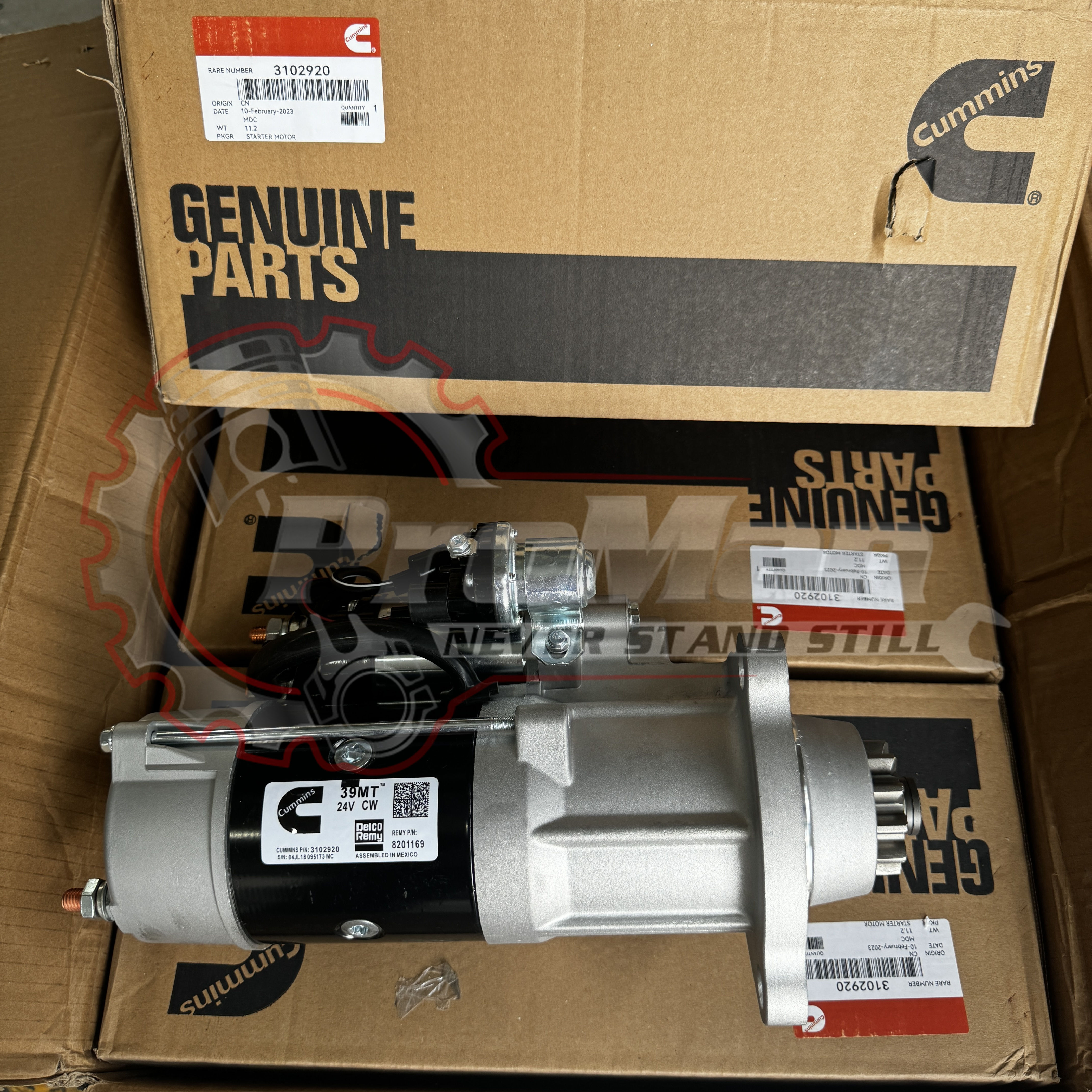 3102920 стартер 24V 39MT для Cummins