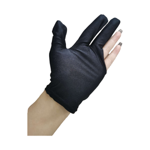 Gants de billard haut de gamme pour hommes et femmes, trois doigts, respirants, design fin, en spandex, 19 cm, durables pour le <span class=keywords><strong>tennis</strong></span> de table, gauche/droite - Product Image 5