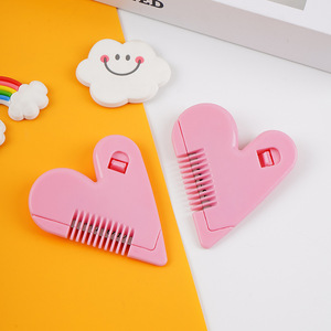 Tondeuse à cheveux électrique en plastique rose en forme de cœur pour enfants, usage domestique et beauté - Product Image 1