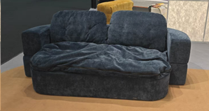 आधुनिक पर्यावरण के अनुकूल तीन सीट कॉम्पैक्ट लिविंग रूम सोफा और उन्नत अंतरिक्ष उपयोग के साथ - Product Image 2