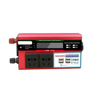 dc zu ac 300 w wechselrichter mit modifizierter sinuswelle oder auto-stromkonverter mit lcd-display 4 usb-steckdose 2 ac-steckdose