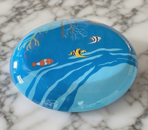 เก้าอี้ไฟเบอร์กลาสแบบมีลายใต้น้ำสำหรับ Y121เก้าอี้ตกแต่งรูปสัตว์ทะเลเป็นที่นั่งทรงกลมเฟอร์นิเจอร์สำหรับเด็กในร่มกลางแจ้ง - Product Image 6