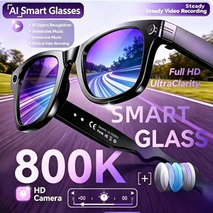 แว่นตาอัจฉริยะ W610T กล้อง 800W บันทึกวิดีโอ แปลภาษาด้วย AI ลดเสียงรบกวน - Product Image 2