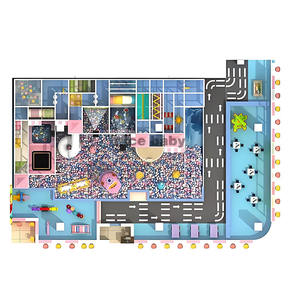 Thème Candy <span class=keywords><strong>Land</strong></span> personnalisable, parcours Ninja Warrior avec zone de trampoline, équipement de jeu doux rembourré de sécurité, <span class=keywords><strong>parc</strong></span> <span class=keywords><strong>d</strong></span>'attractions - Product Image 3