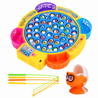 Mainan Permainan Memancing Berputar 30cm Dengan Set Pancing Magnetik Untuk Anak-Anak, Hadiah Pesta Keluarga, Grosir