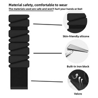 Ensemble d'haltères réglables 0,5 kg, 1 kg, 2 kg pour la maison, poids pour poignets et chevilles pour femmes et hommes, pour la course, le yoga et l'entraînement de force