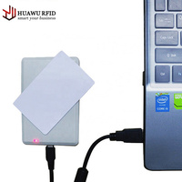HUAWU petit bureau USB carte encodeurs 860-960mhz passif uhf rfid lecteur écrivain