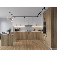 Armoires de cuisine modulaires RTA en bois massif naturel OPPEIN, vente en gros pour la cuisine