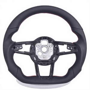 Volante de cuero de bajo precio en Stock para <span class=keywords><strong>Audi</strong></span> S5 B8 A5 TTRS B8.5 <span class=keywords><strong>B7</strong></span> <span class=keywords><strong>RS4</strong></span> A4 B8.5 TT Q3 Q5 - Product Image 1