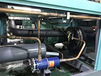 Équipement de refroidissement industriel, refroidisseur à vis refroidi par air de 328,2 kW avec moteur pour la circulation de la réfrigération