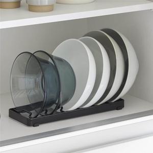 Égouttoir à vaisselle moderne et minimaliste sur pied, double niveau, en acier inoxydable, étanche, avec rangement et égouttoir intégré - Product Image 4