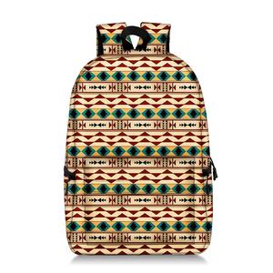 Western Style <strong>Aztec</strong> Cow Head School <strong>Backpack</strong> - Product Image 5