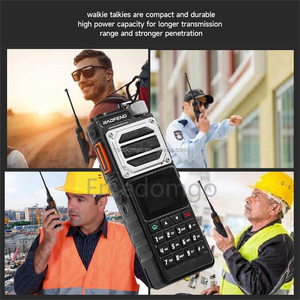 BFUV-25M VHF/UHF Radio Bidireccional Analógica de Doble Banda, 10W de Largo Alcance 0-10KM, Walkie Talkie Portátil con Carga Tipo-C - Product Image 4