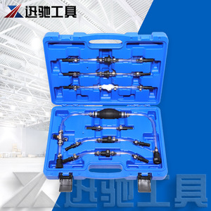Kit de herramientas de 7 piezas para cebado y purga de combustible de motor diésel, herramientas manuales de plástico para reparación de automóviles con adaptadores - Product Image 4