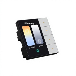 Interruptor Inteligente con Botón Zigbee de 4 Dígitos y Pantalla de 35 Pulgadas Graffiti SK-Z09, Control Remoto IP20 para Toda la <span class=keywords><strong>Casa</strong></span>, 2.4GHz, Hogar Inteligente - Product Image 1
